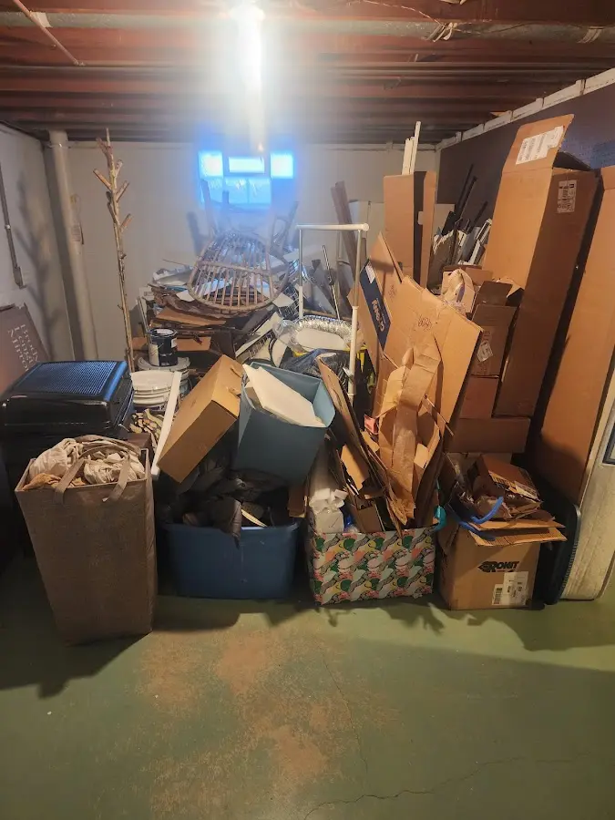 Roll-off dumpster container at job site for Roll Off Dumpster Rental in Berlin